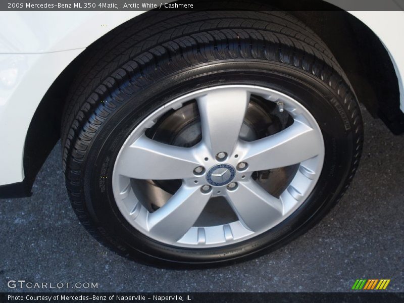 Arctic White / Cashmere 2009 Mercedes-Benz ML 350 4Matic