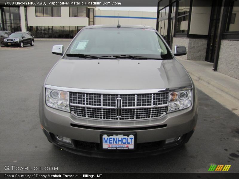 Vapor Silver Metallic / Medium Light Stone 2008 Lincoln MKX AWD