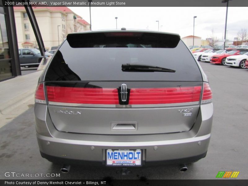 Vapor Silver Metallic / Medium Light Stone 2008 Lincoln MKX AWD
