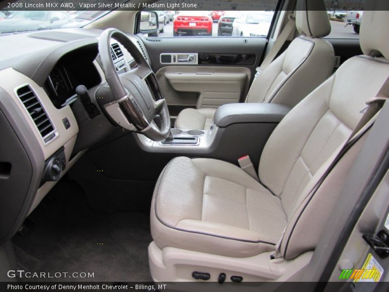 Vapor Silver Metallic / Medium Light Stone 2008 Lincoln MKX AWD