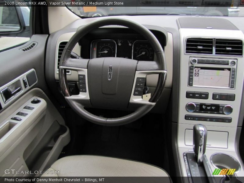 Vapor Silver Metallic / Medium Light Stone 2008 Lincoln MKX AWD