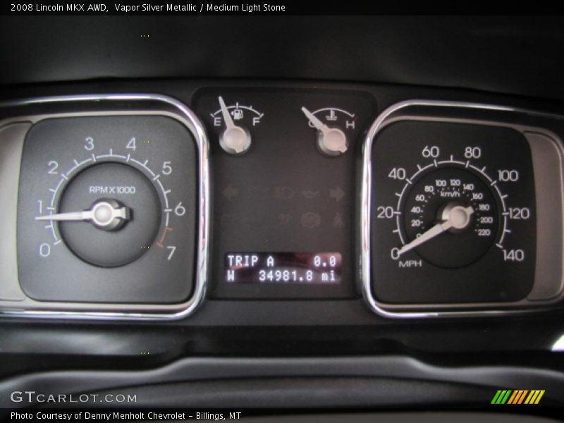 Vapor Silver Metallic / Medium Light Stone 2008 Lincoln MKX AWD