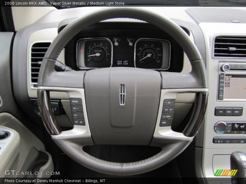 Vapor Silver Metallic / Medium Light Stone 2008 Lincoln MKX AWD