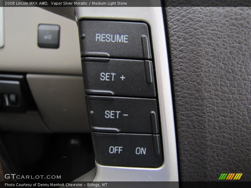 Vapor Silver Metallic / Medium Light Stone 2008 Lincoln MKX AWD