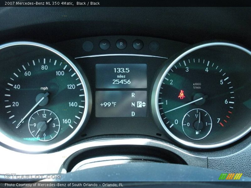 Black / Black 2007 Mercedes-Benz ML 350 4Matic