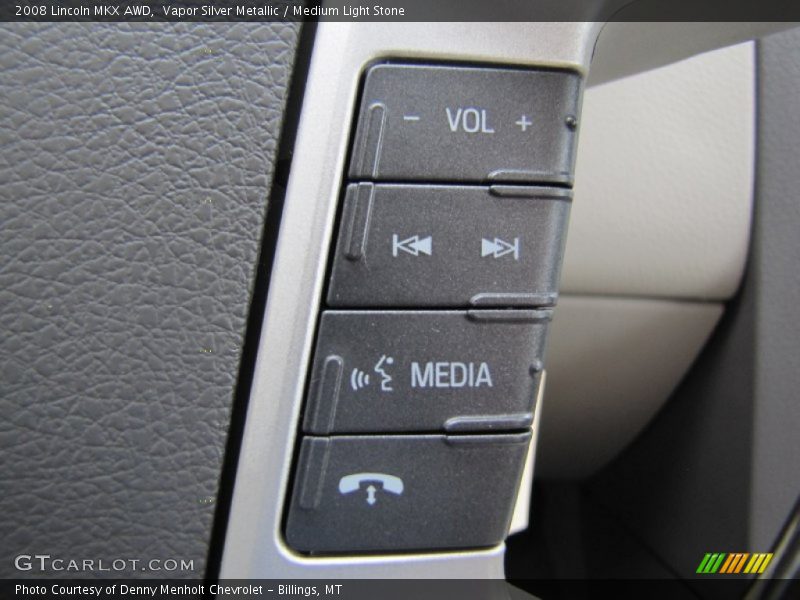 Vapor Silver Metallic / Medium Light Stone 2008 Lincoln MKX AWD