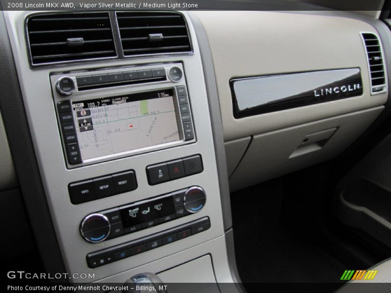 Vapor Silver Metallic / Medium Light Stone 2008 Lincoln MKX AWD