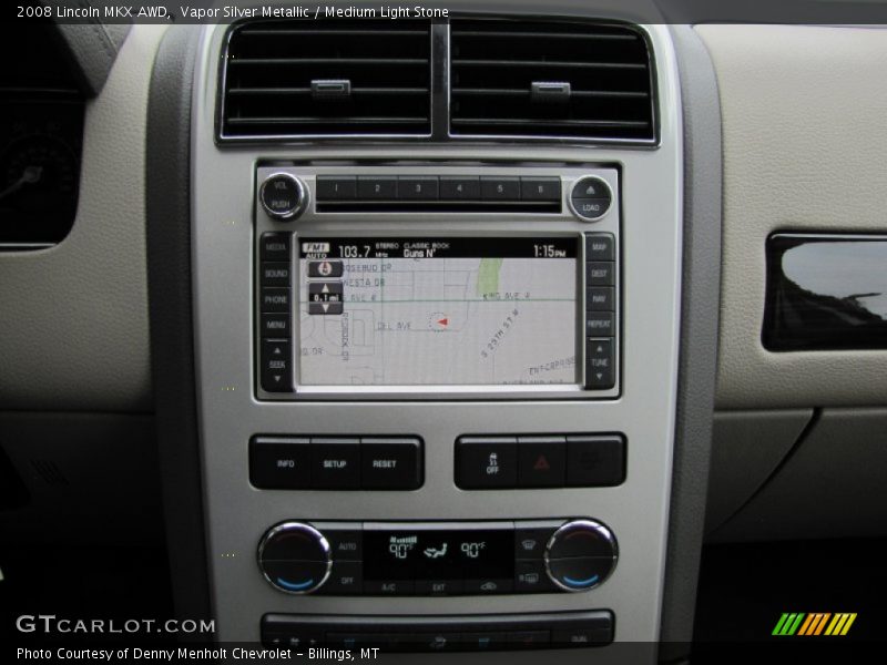Vapor Silver Metallic / Medium Light Stone 2008 Lincoln MKX AWD