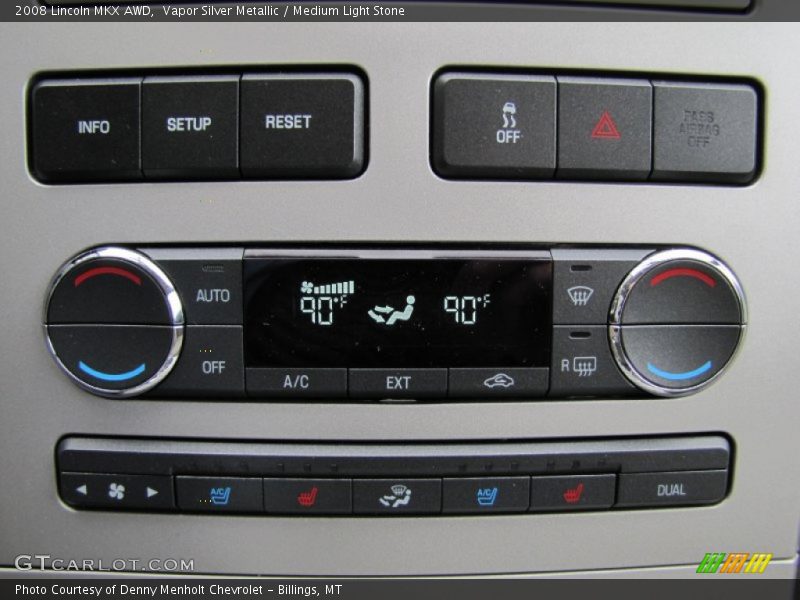 Vapor Silver Metallic / Medium Light Stone 2008 Lincoln MKX AWD