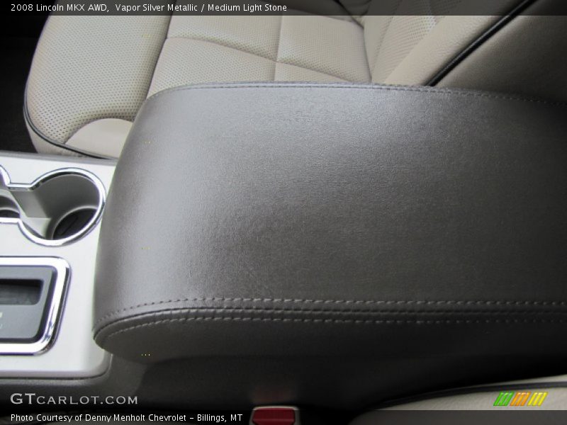 Vapor Silver Metallic / Medium Light Stone 2008 Lincoln MKX AWD