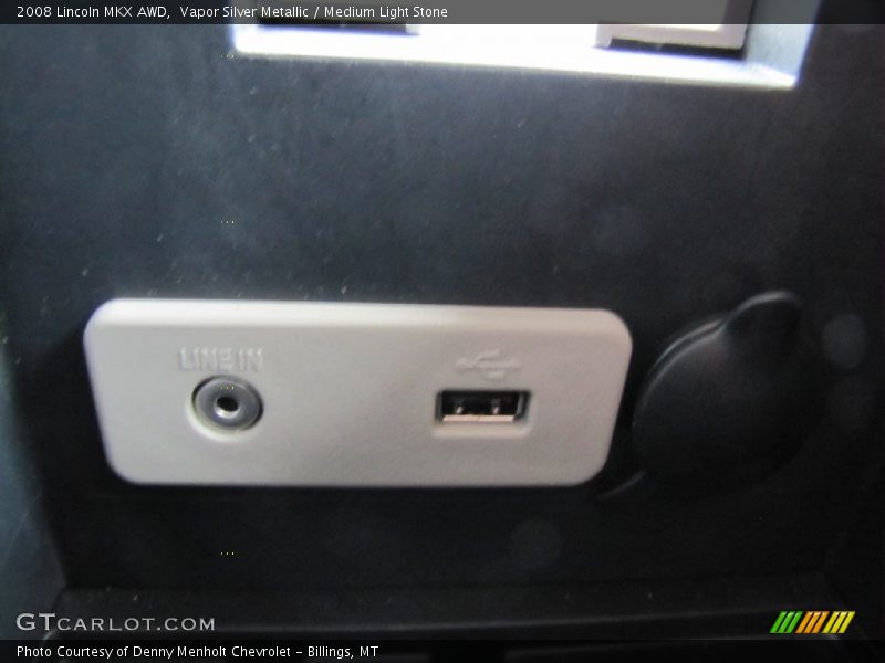 Vapor Silver Metallic / Medium Light Stone 2008 Lincoln MKX AWD