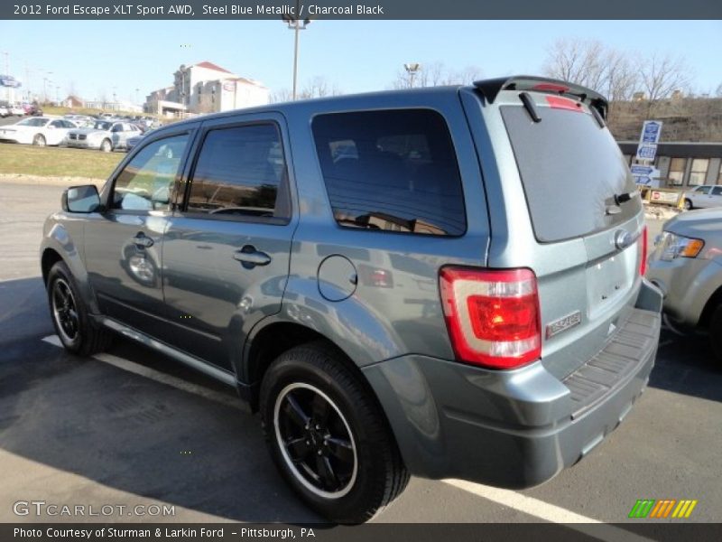 Steel Blue Metallic / Charcoal Black 2012 Ford Escape XLT Sport AWD