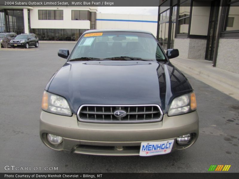 Mystic Blue Pearl / Beige 2004 Subaru Outback Limited Sedan