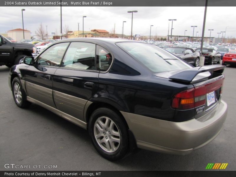 Mystic Blue Pearl / Beige 2004 Subaru Outback Limited Sedan
