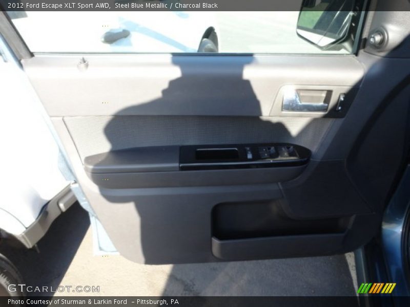 Steel Blue Metallic / Charcoal Black 2012 Ford Escape XLT Sport AWD