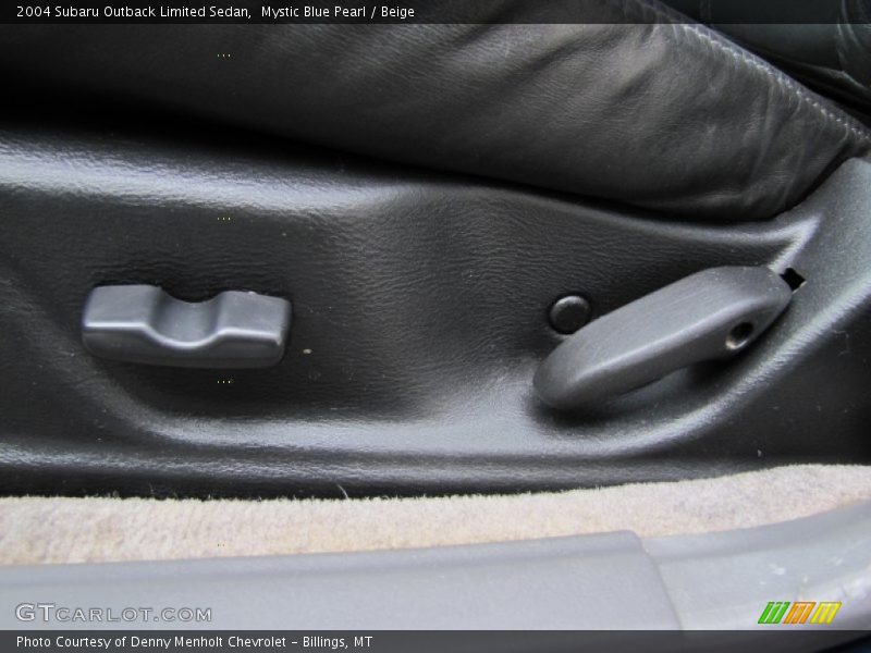 Mystic Blue Pearl / Beige 2004 Subaru Outback Limited Sedan
