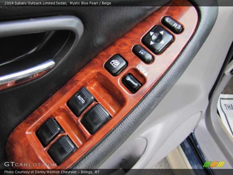 Controls of 2004 Outback Limited Sedan