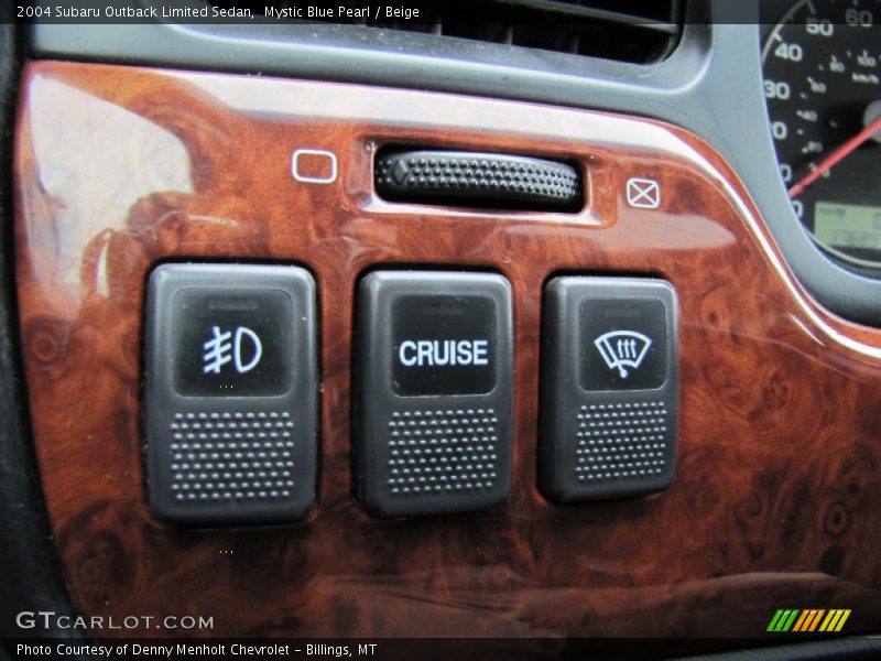 Controls of 2004 Outback Limited Sedan