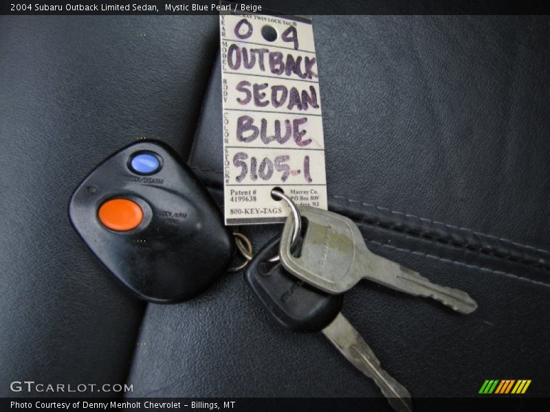 Keys of 2004 Outback Limited Sedan