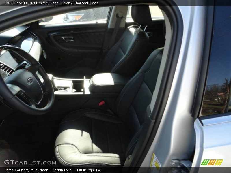 Ingot Silver / Charcoal Black 2012 Ford Taurus Limited