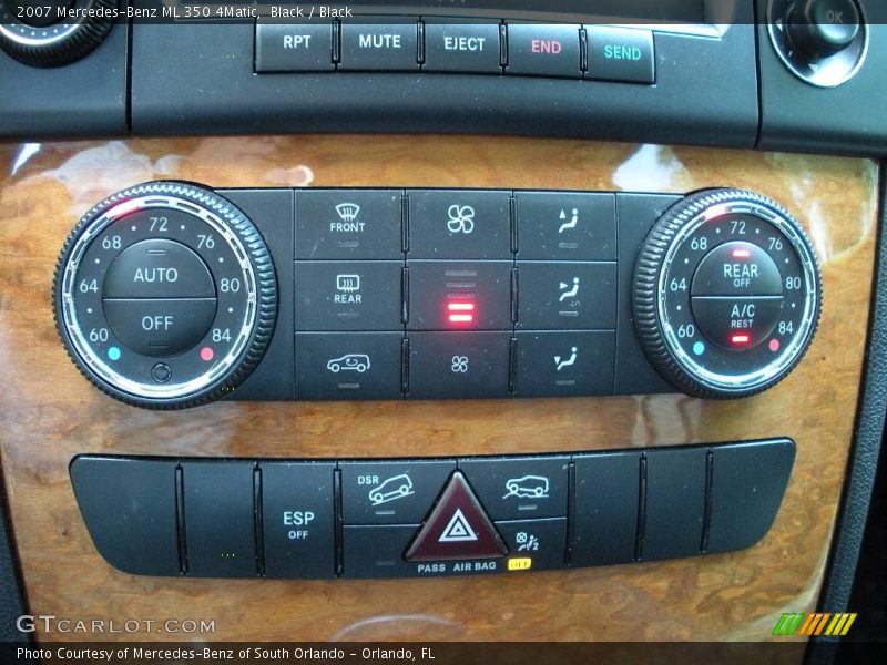 Black / Black 2007 Mercedes-Benz ML 350 4Matic