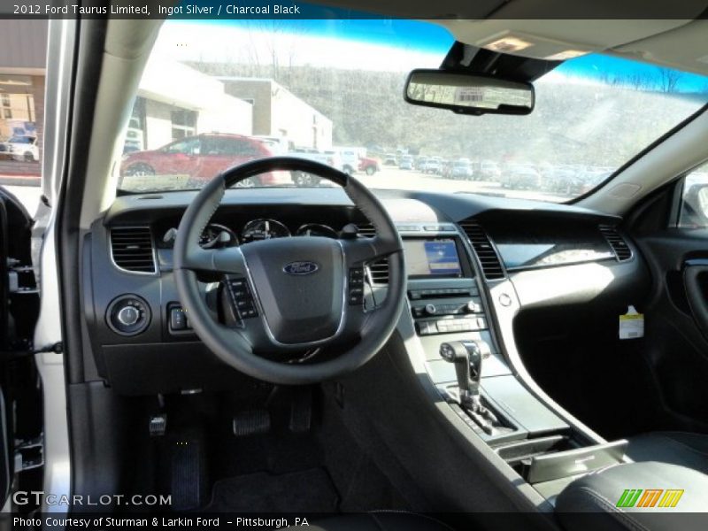 Ingot Silver / Charcoal Black 2012 Ford Taurus Limited