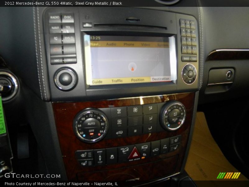 Steel Grey Metallic / Black 2012 Mercedes-Benz GL 550 4Matic