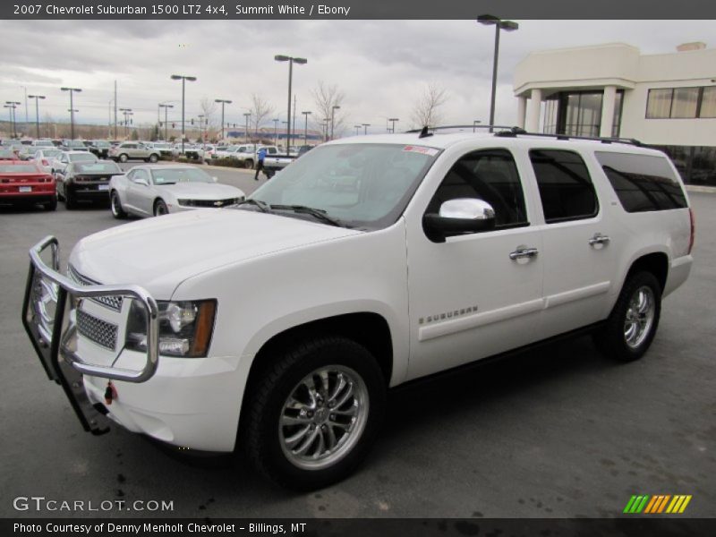 Summit White / Ebony 2007 Chevrolet Suburban 1500 LTZ 4x4