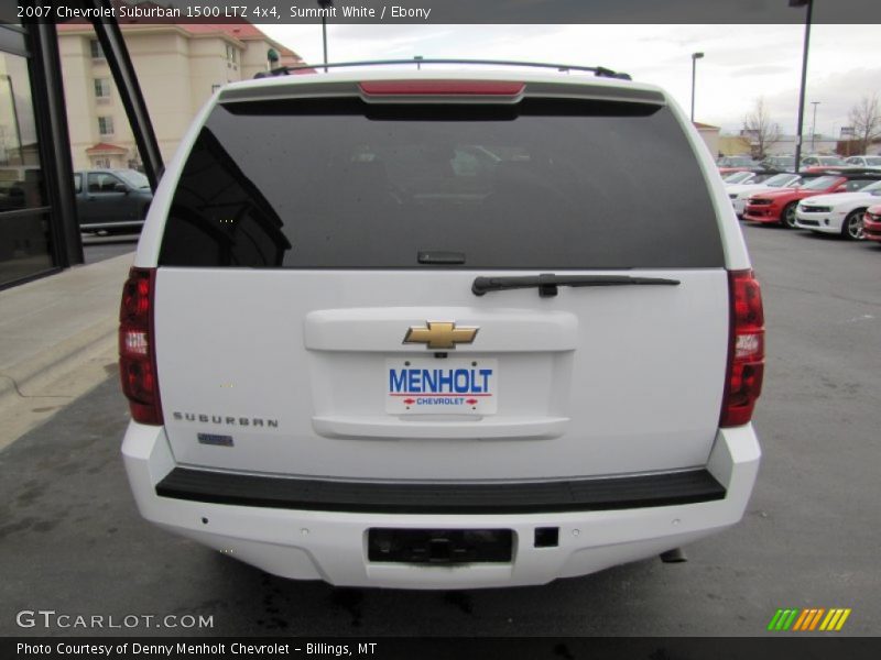 Summit White / Ebony 2007 Chevrolet Suburban 1500 LTZ 4x4