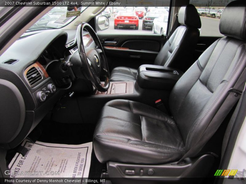  2007 Suburban 1500 LTZ 4x4 Ebony Interior