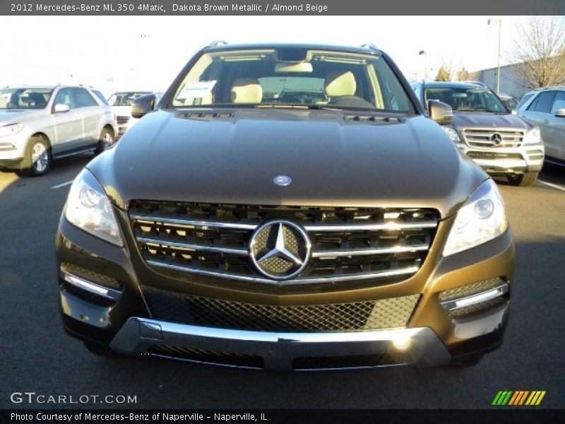 Dakota Brown Metallic / Almond Beige 2012 Mercedes-Benz ML 350 4Matic