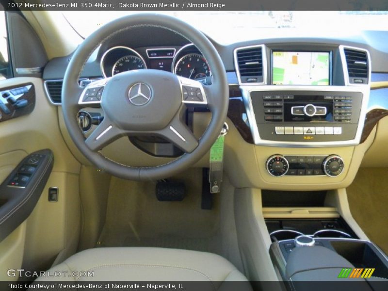 Dakota Brown Metallic / Almond Beige 2012 Mercedes-Benz ML 350 4Matic