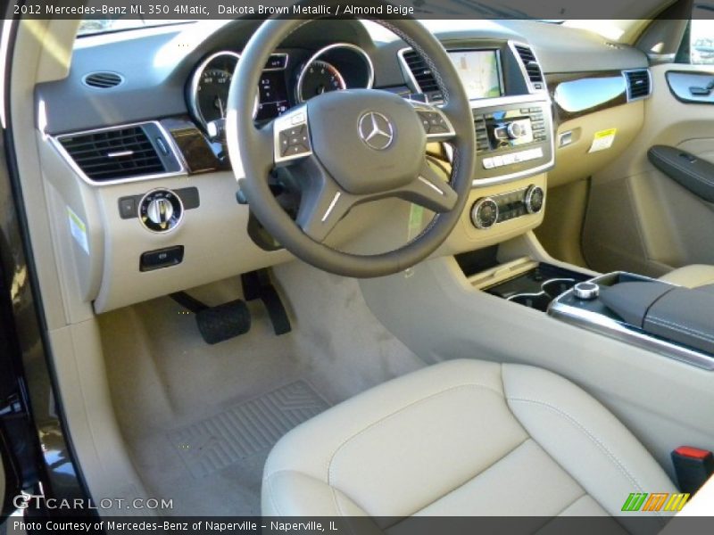 Dakota Brown Metallic / Almond Beige 2012 Mercedes-Benz ML 350 4Matic