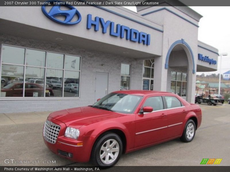 Inferno Red Crystal Pearlcoat / Dark Slate Gray/Light Graystone 2007 Chrysler 300 Touring