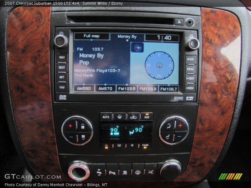 Controls of 2007 Suburban 1500 LTZ 4x4