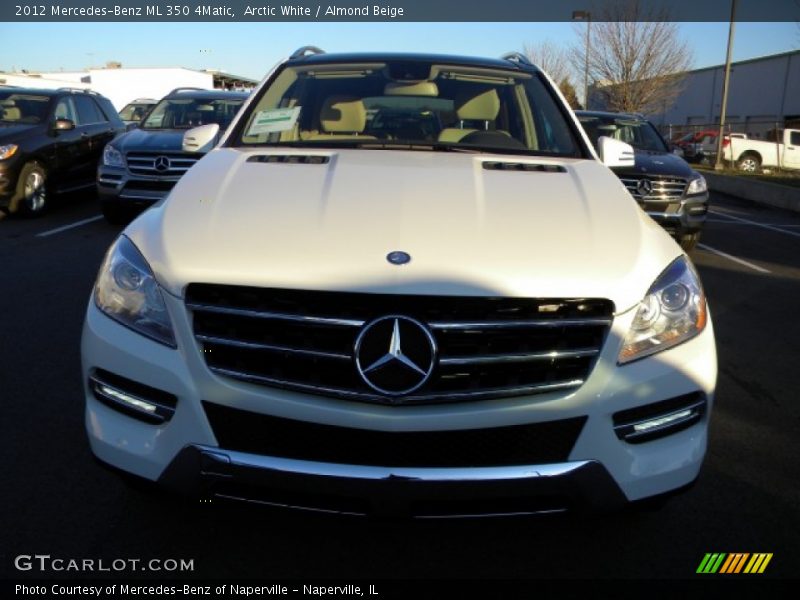Arctic White / Almond Beige 2012 Mercedes-Benz ML 350 4Matic