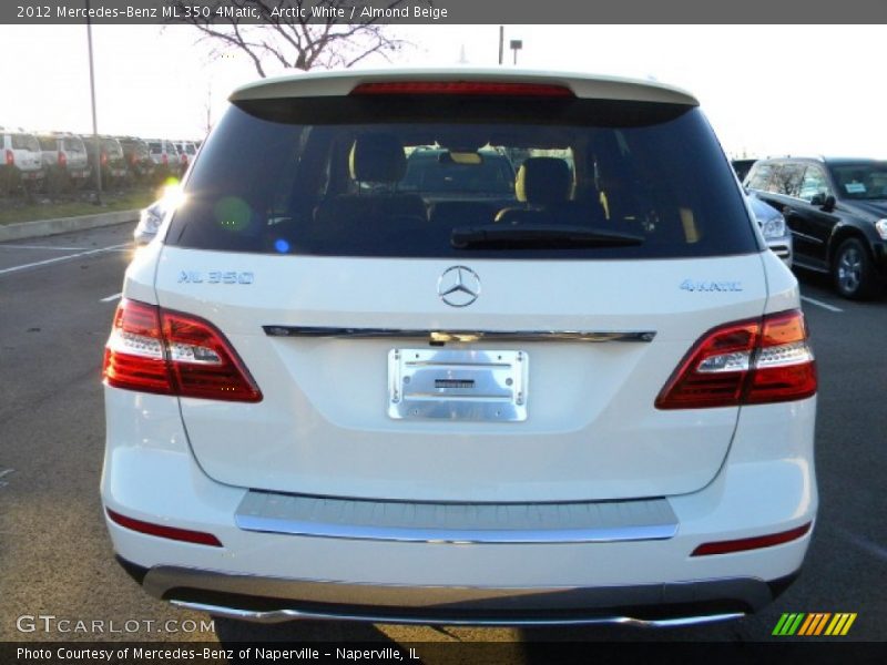 Arctic White / Almond Beige 2012 Mercedes-Benz ML 350 4Matic