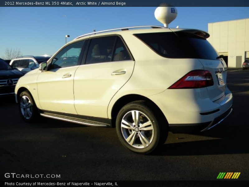 Arctic White / Almond Beige 2012 Mercedes-Benz ML 350 4Matic