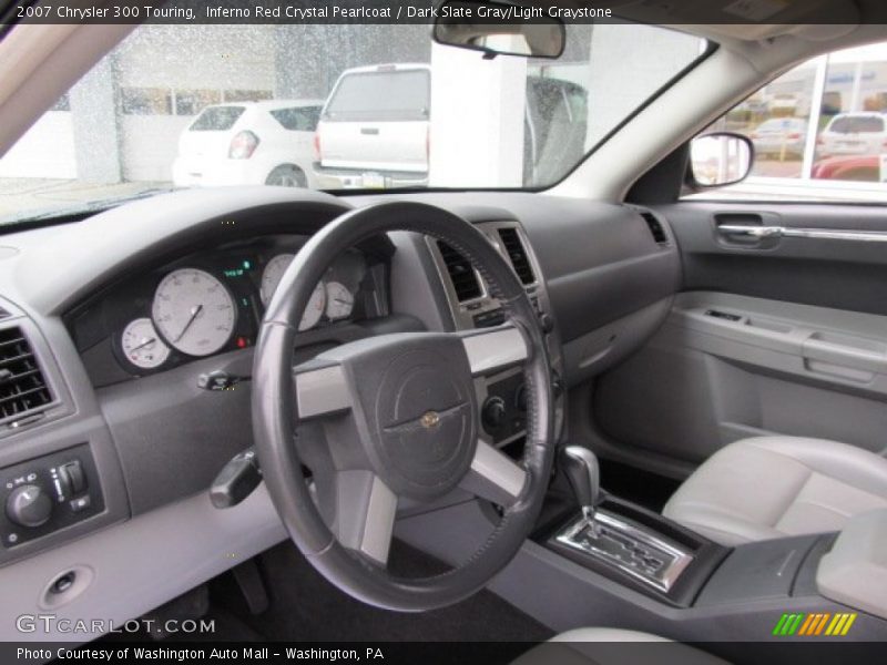 Inferno Red Crystal Pearlcoat / Dark Slate Gray/Light Graystone 2007 Chrysler 300 Touring
