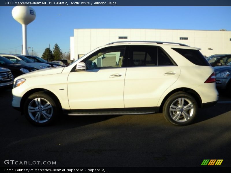 Arctic White / Almond Beige 2012 Mercedes-Benz ML 350 4Matic