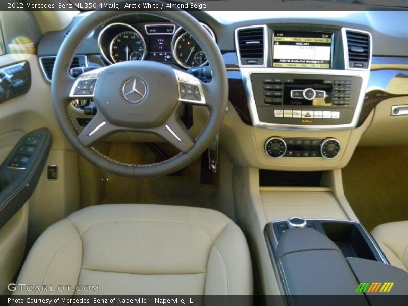 Arctic White / Almond Beige 2012 Mercedes-Benz ML 350 4Matic