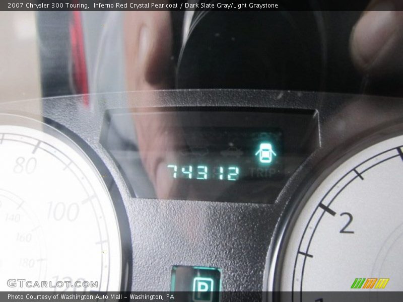 Inferno Red Crystal Pearlcoat / Dark Slate Gray/Light Graystone 2007 Chrysler 300 Touring