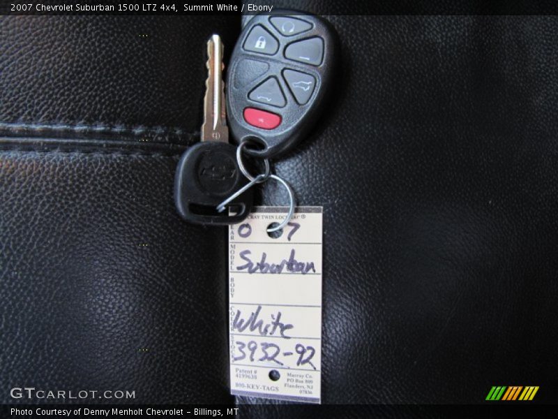 Summit White / Ebony 2007 Chevrolet Suburban 1500 LTZ 4x4