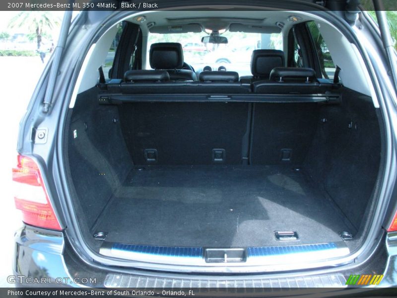 Black / Black 2007 Mercedes-Benz ML 350 4Matic