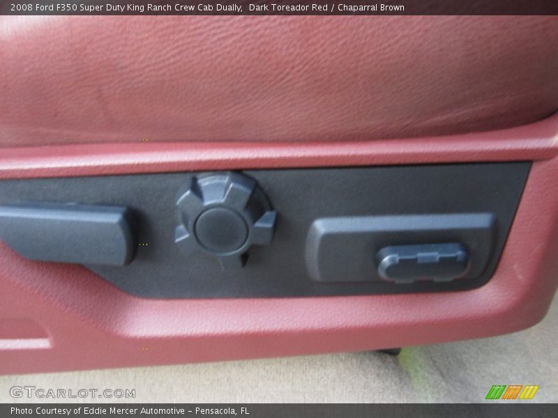 Dark Toreador Red / Chaparral Brown 2008 Ford F350 Super Duty King Ranch Crew Cab Dually
