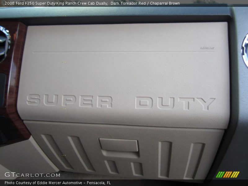 Dark Toreador Red / Chaparral Brown 2008 Ford F350 Super Duty King Ranch Crew Cab Dually