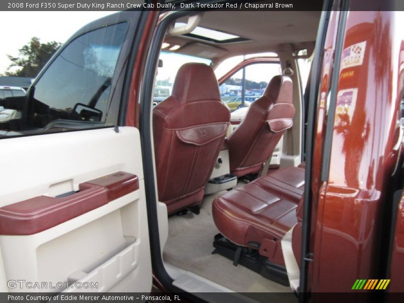 Dark Toreador Red / Chaparral Brown 2008 Ford F350 Super Duty King Ranch Crew Cab Dually