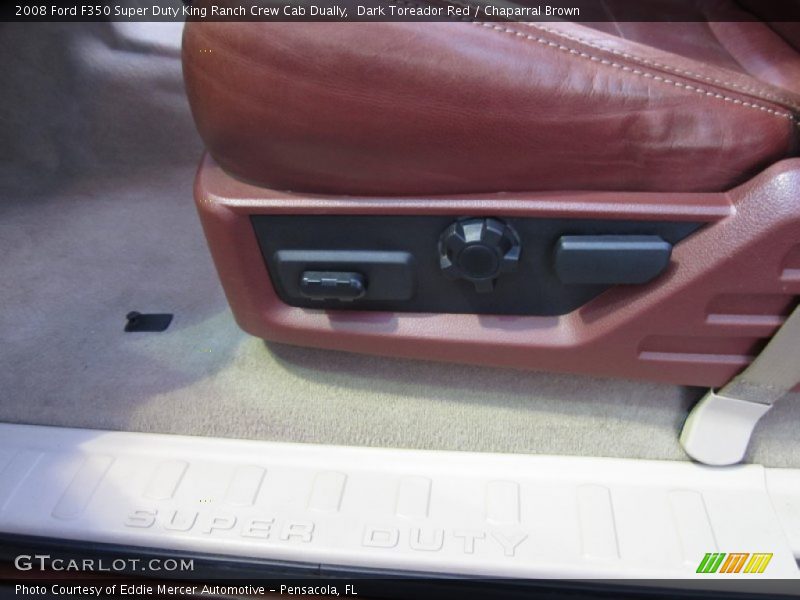 Dark Toreador Red / Chaparral Brown 2008 Ford F350 Super Duty King Ranch Crew Cab Dually