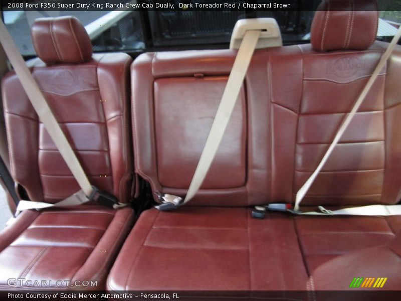 Dark Toreador Red / Chaparral Brown 2008 Ford F350 Super Duty King Ranch Crew Cab Dually