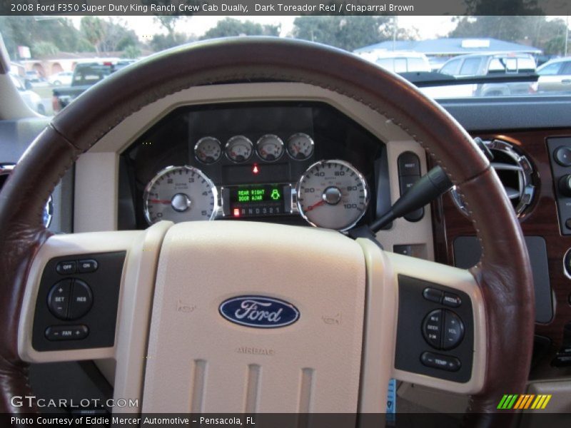 Dark Toreador Red / Chaparral Brown 2008 Ford F350 Super Duty King Ranch Crew Cab Dually